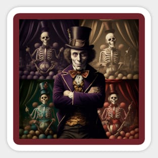 Wonka Death circus Sticker